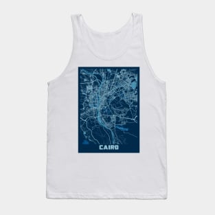 Cairo - Egypt Peace City Map Tank Top